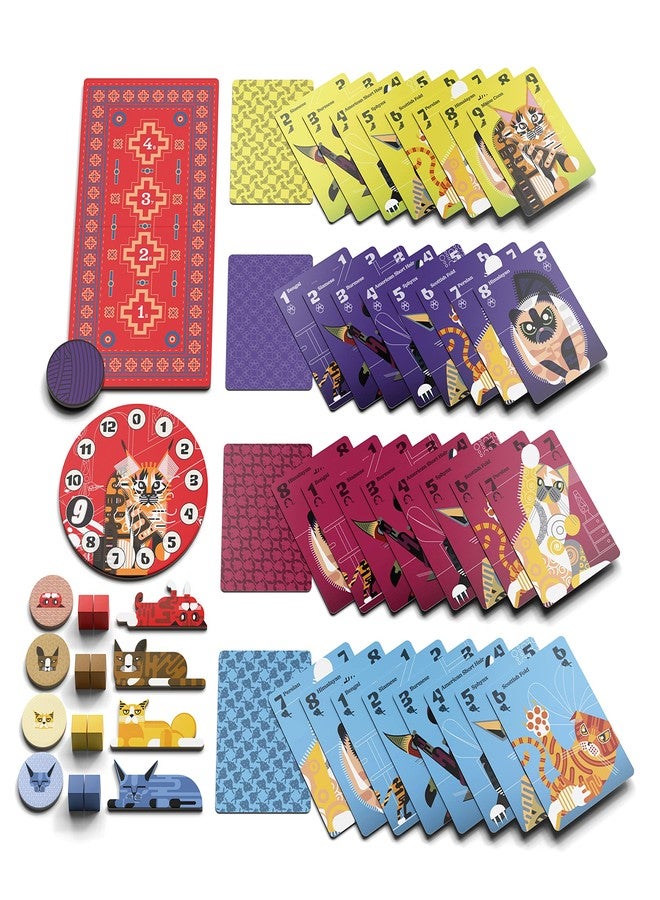 BOARD GAME TABLES.COM لعبة الورق "تسع أرواح" - لعبة لوحية - 3-4 لاعبين - مدة اللعب 40 دقيقة - Image 2